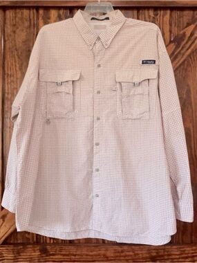 Columbia Super Bahama Plaid Button-Up Shirt